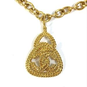CHANEL Gold Necklace